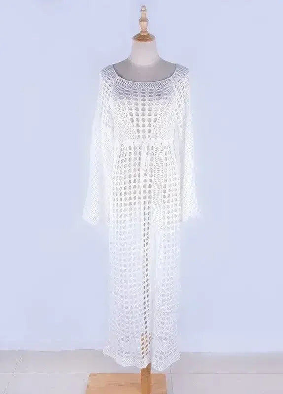 Crochet maxi cover up