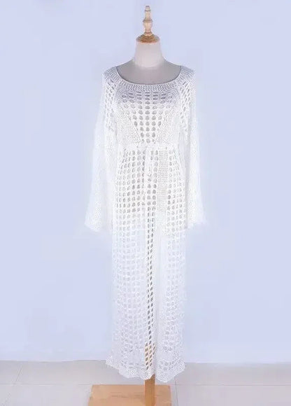 Crochet maxi cover up