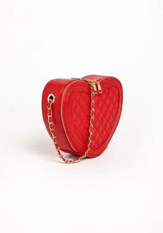 HEART SHAPED CROSSBODY BAG
